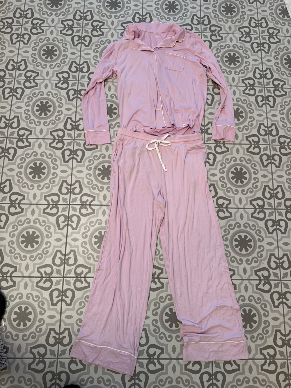 GAP Light Pink Women's Two-Piece Pajama Set